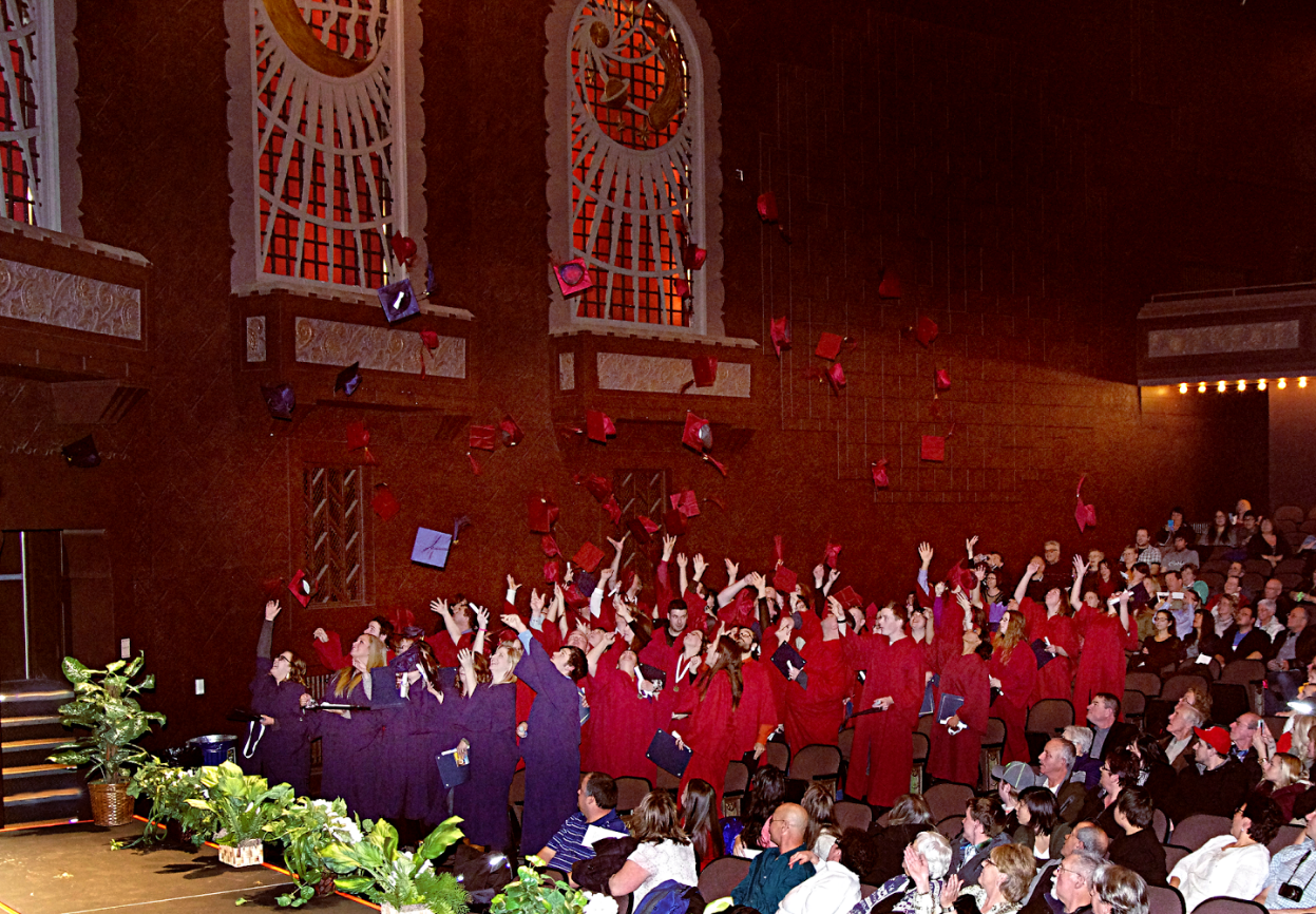 Modern College Graduation