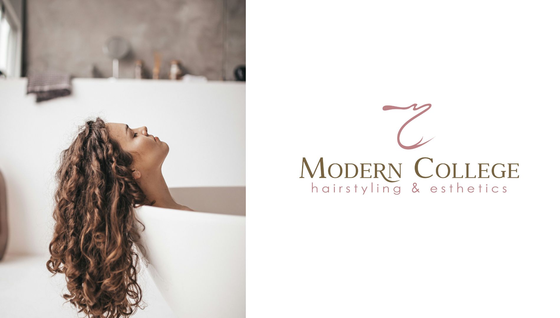 woman with hair hanging over bathtub considering best shampoo for her hair