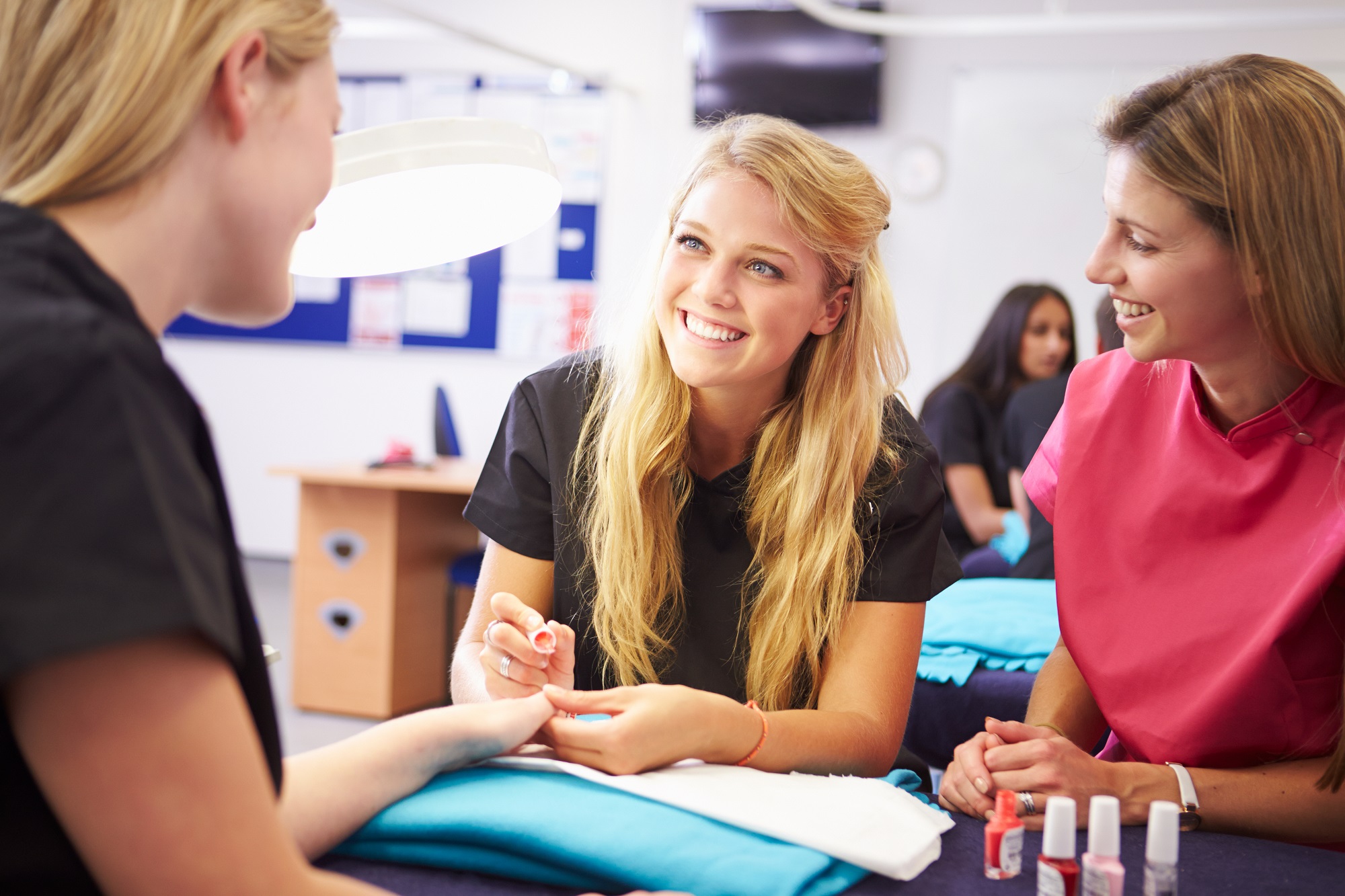 woman working as a beautician